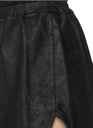  - RICK OWENS  - Classic Leather Boxer Shorts