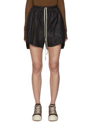 Main View - Click To Enlarge - RICK OWENS  - Classic Leather Boxer Shorts