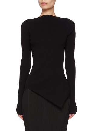 Main View - Click To Enlarge - RICK OWENS  - Babel Ribbed Sweater