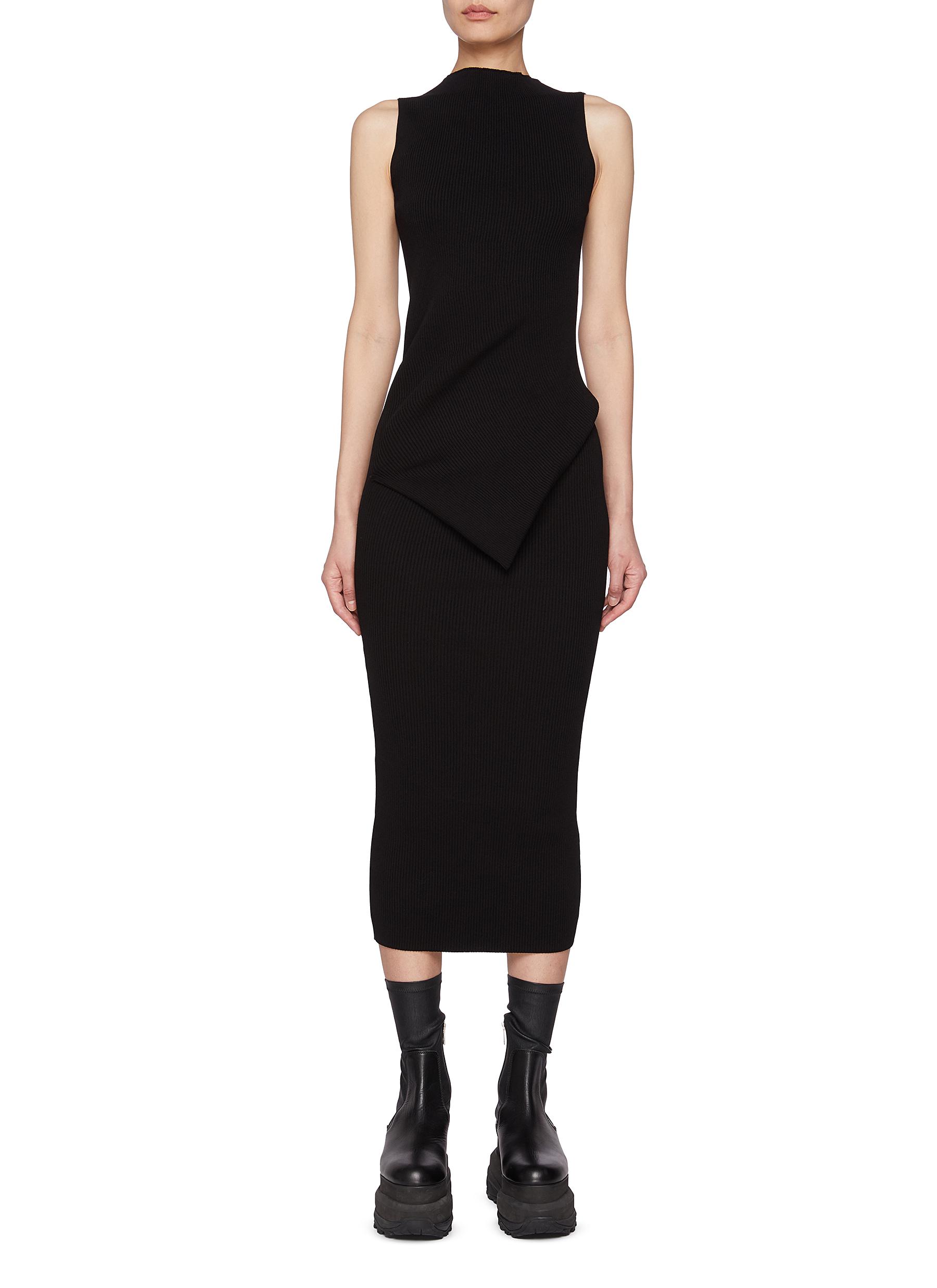 RICK OWENS | Babel Ribbed Dress | Women | Lane Crawford