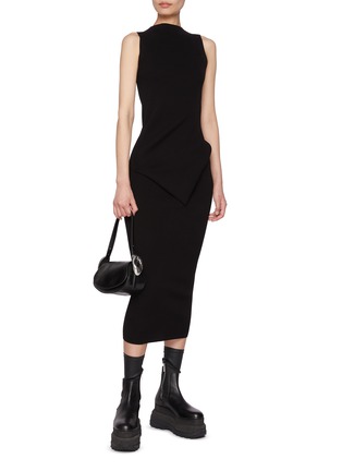 Figure View - Click To Enlarge - RICK OWENS  - Babel Ribbed Dress