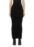 Main View - Click To Enlarge - RICK OWENS  - Fitted Ribbed Wool Pillar Skirt