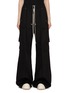 Main View - Click To Enlarge - RICK OWENS  - Bela Wide Leg Wool Cargo Trousers