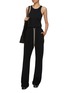 Figure View - Click To Enlarge - RICK OWENS  - Dietrich Wide Leg Trousers