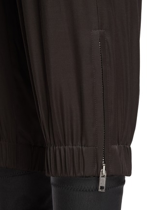  - RICK OWENS  - Cropped Charmeuse Track Pants