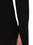  - RICK OWENS  - Open Cutout Cape Sleeve Wool Knit Top