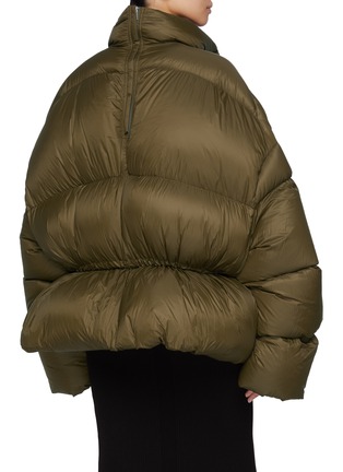 Back View - Click To Enlarge - RICK OWENS  - Sail Duvet Puffer Jacket