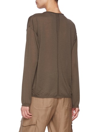 Back View - Click To Enlarge - RICK OWENS  - Crater Sweater