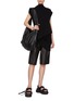 Figure View - Click To Enlarge - RICK OWENS  - High Neck Cap Sleeve Sweater