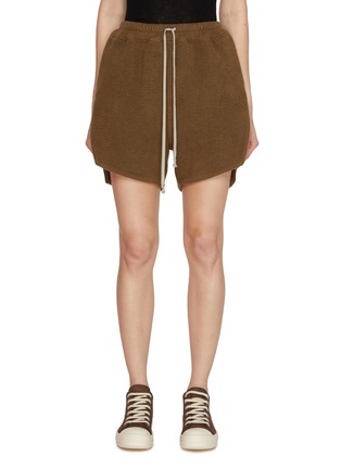 Main View - Click To Enlarge - RICK OWENS  - Boxer Cashmere Shorts