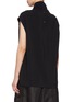 Back View - Click To Enlarge - RICK OWENS  - High Neck Cap Sleeve Top