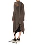 Back View - Click To Enlarge - RICK OWENS  - Loose Open Front Cashmere Silk Knit Cardigan