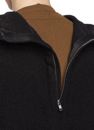 Detail View - Click To Enlarge - RICK OWENS  - Blanket Sail Wool Jacket