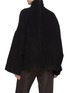 Back View - Click To Enlarge - RICK OWENS  - Blanket Sail Wool Jacket