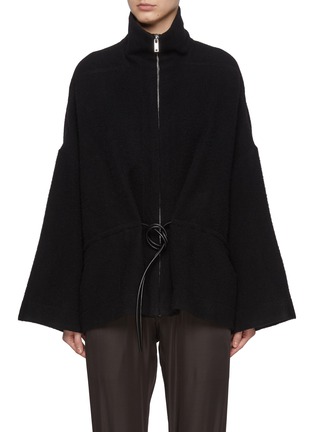 Main View - Click To Enlarge - RICK OWENS  - Blanket Sail Wool Jacket