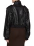 Back View - Click To Enlarge - KHAITE - Kember Cropped Leather Jacket