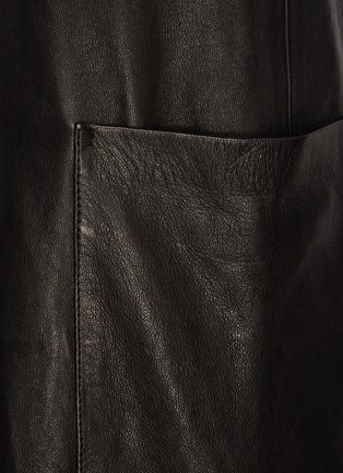  - KHAITE - Caitop Leather Wide Pants