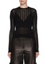 Main View - Click To Enlarge - KHAITE - Colleen Sheer Striped Knit Top