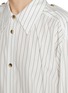  - KHAITE - Tamal Pinstripe Shirt