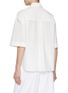 Back View - Click To Enlarge - KHAITE - Mahsha Oversized Cropped Shirt