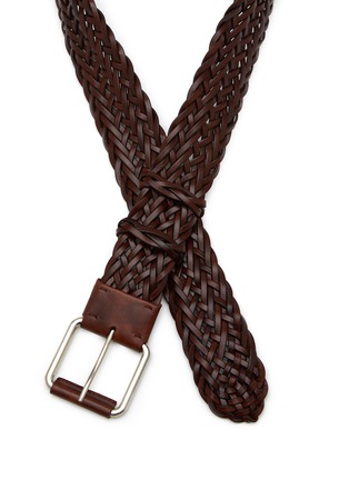 Detail View - Click To Enlarge - THE ROW - Woven Leather Belt