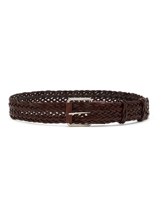 Main View - Click To Enlarge - THE ROW - Woven Leather Belt