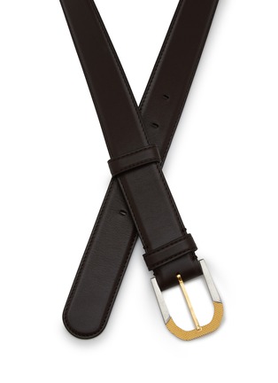 Detail View - Click To Enlarge - THE ROW - Art Deco Leather Belt
