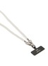 Detail View - Click To Enlarge - VENNA - Silver Toned Metal Faux Pearl Phone Strap