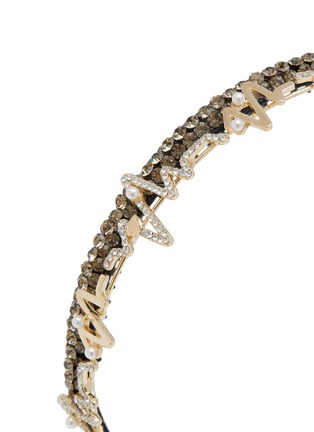 Detail View - Click To Enlarge - VENNA - Crystal Embellished Satin Headband