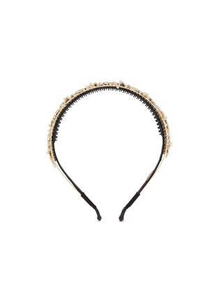 Main View - Click To Enlarge - VENNA - Crystal Embellished Satin Headband