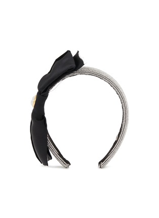 Main View - Click To Enlarge - VENNA - Crystal Pavé Ribbon Headband