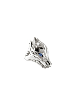 Detail View - Click To Enlarge - JOHN HARDY - Naga Sterling Silver Sapphire Ring — Size 8