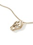 Detail View - Click To Enlarge - JOHN HARDY - Naga 14K Gold Diamond Pendant Chain Necklace — Size 18-20