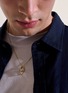  - JOHN HARDY - Naga 14K Gold Diamond Pendant Chain Necklace — Size 18-20