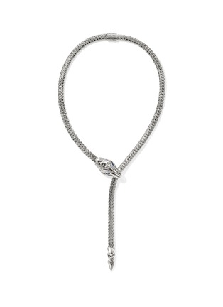 Main View - Click To Enlarge - JOHN HARDY - Naga Sterling Silver Sapphire Chain Necklace — Size 20