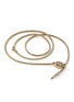 Detail View - Click To Enlarge - JOHN HARDY - Naga 14K Gold Diamond Triple Wrap Chain Bracelet — Size US