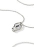 Detail View - Click To Enlarge - JOHN HARDY - Naga Sterling Silver Sapphire Pendant Chain Necklace — Size 18-20