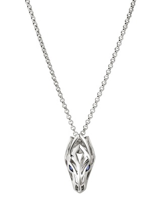 Main View - Click To Enlarge - JOHN HARDY - Naga Sterling Silver Sapphire Pendant Chain Necklace — Size 18-20