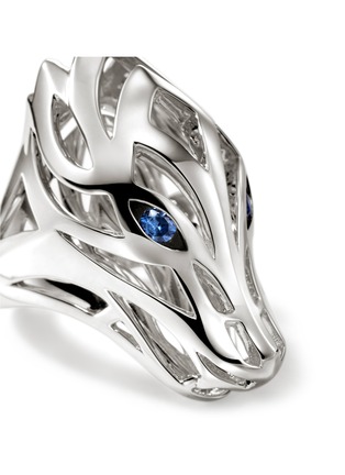 - JOHN HARDY - Naga Sterling Silver Sapphire Ring — Size 7