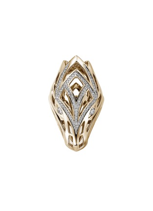 Main View - Click To Enlarge - JOHN HARDY - Naga 14K Gold Diamond Ring — Size 7