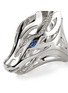 Detail View - Click To Enlarge - JOHN HARDY - Naga Sterling Silver Diamond Sapphire Ring — Size 7