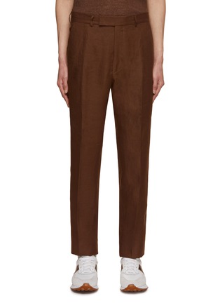 Main View - Click To Enlarge - ZEGNA - Carrot Fit Linen Pants