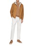 Figure View - Click To Enlarge - ZEGNA - Reversible Hooded Zip Up Blouson Jacket