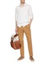 Figure View - Click To Enlarge - ZEGNA - Patch Pocket Cotton Knit Polo