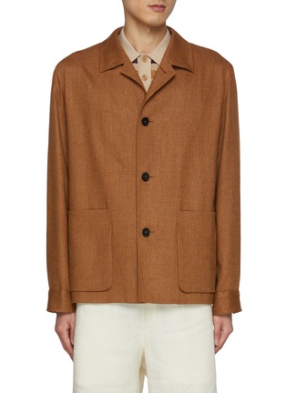 Main View - Click To Enlarge - ZEGNA - Shirt Collar Chore Jacket