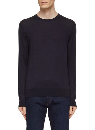 Main View - Click To Enlarge - ZEGNA - Cashmere Silk Knitted Sweater