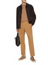 Figure View - Click To Enlarge - ZEGNA - Zip Up Leather Suede Jacket