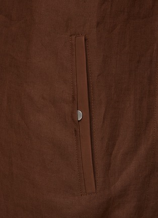  - ZEGNA - Zip Up Linen Vest