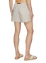 Back View - Click To Enlarge - ZEGNA - Striped Elasticated Drawstring Waist Swim Shorts