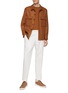Figure View - Click To Enlarge - ZEGNA - Button Up Linen Overshirt